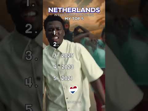 📊🇳🇱 Netherlands at Eurovision (2021–2025) | My Top 5