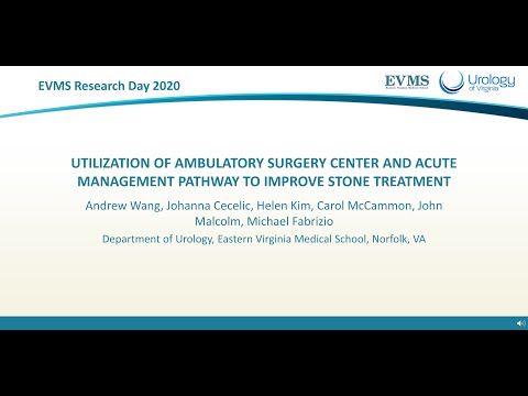 Thumbnail image of video presentation for Utilization of ambulatory surgery center and acute management pathway to improve stone treatment