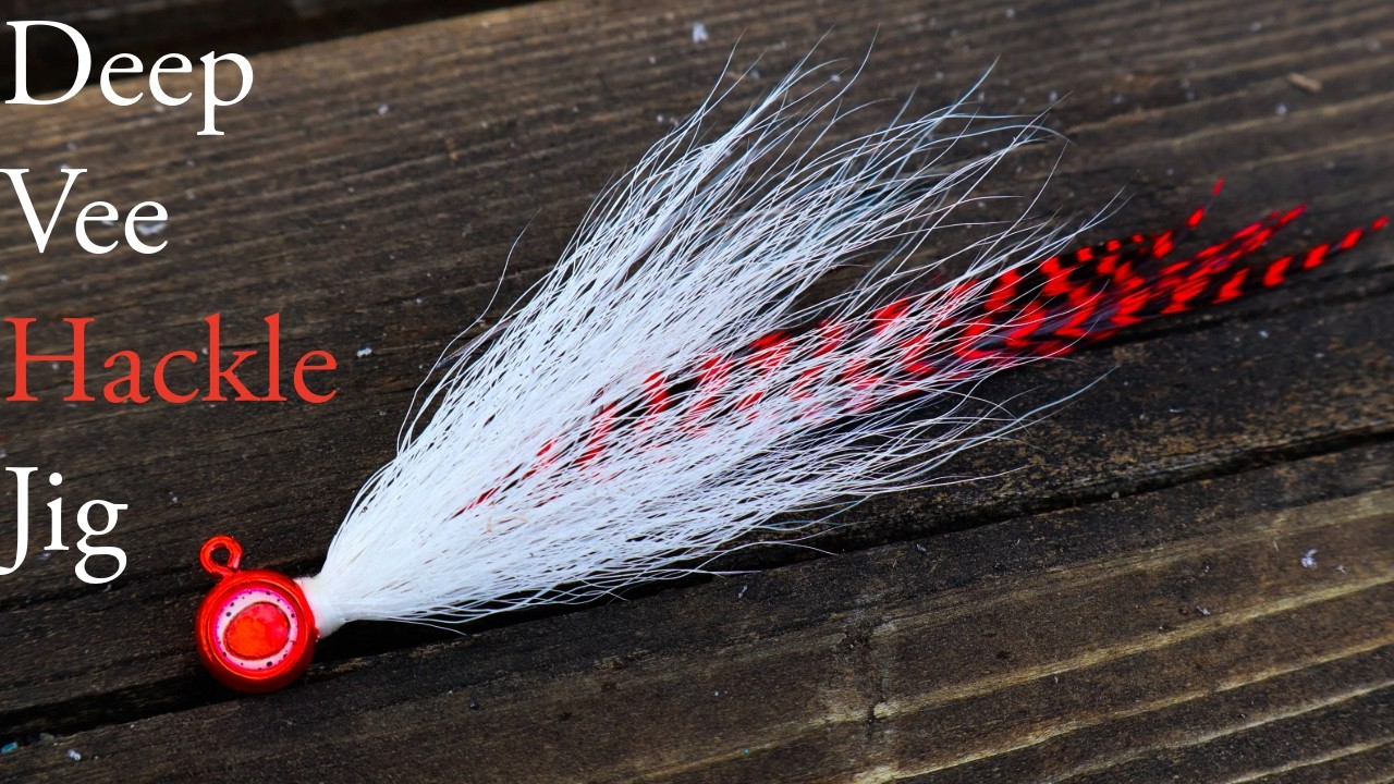 Tying A Deep Vee Hackle Jig