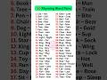 50 Rhyming Word Pairs 👨‍🏫#english #grammar