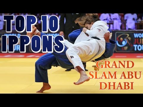 TOP 10 IPPONS | Grand Slam Abu Dhabi 2016 | 柔道