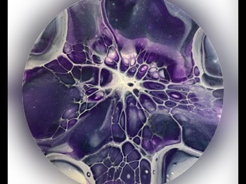 (325) Acrylic Fluid Painting - Bloom Using Dragonfly Glaze