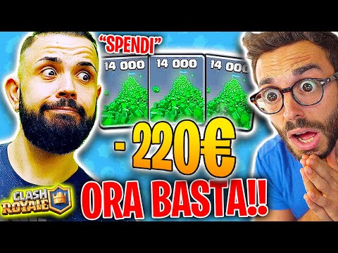 (è colpa vostra!) CICCIO MI FA SPENDERE ALTRI 220€ SU CLASH ROYALE!! *Basta vi prego!*