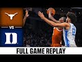 Texas Vs Duke Full Game Replay 2025 26 ACC Men S Basketball