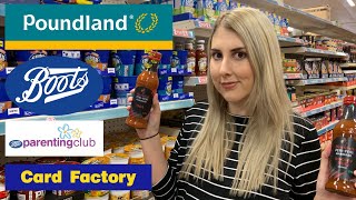 SHOPPING AT POUNDLAND AND PREGNANCY FREEBIES AT BOOTS