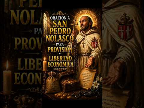 ORACIÓN A SAN PEDRO NOLASCO PARA PROVISIÓN Y LIBERTAD Económica 🙏