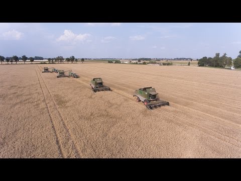 Żniwa 2016 - GRH Gąsiorek | Agropol Sokołowo | Dji Phantom 4 | 4x FENDT 8370P | 936 Vario