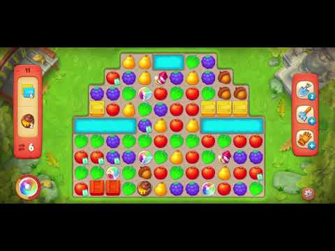 Lucky Break - Golden Cup 11 [8925] ☆ beat a level in the last move ☆ Gardenscapes ▪︎ Playrix