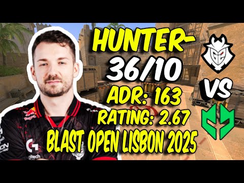 huNter absolutely insane 36 Kills  vs Imperial! huNter POV (Mirage) at BLAST Open Lisbon 2025