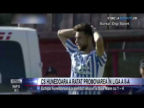 CS HUNEDOARA A RATAT PROMOVAREA ÎN LIGA A II A