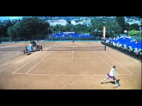 ROSCA (ROU) - WARGNIER (FRA) 6/4 6/3 (Part. 2/5) - ITF Beaulieu 2015 Junior W 2nd Round
