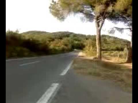 Germano Motoclub - rettilineo di Giuncarico con hyosung 250 cc 4t