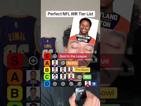 Идеальный список ресиверов NFL 🔥