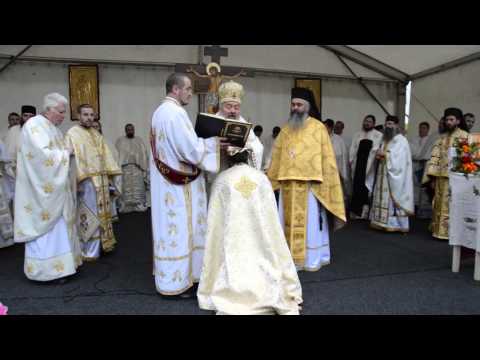 Instalarea Staretului Protos. Teofan Timis, Manastirea "Petru Rares Voda" Ciceu-Corabia