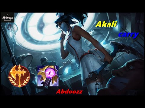 أجمد جيم اكالي هتشوفه ف حياتك - league of legends - nurse akali mid