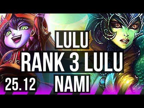 LULU & Twitch vs NAMI & Aphelios (SUP) | Rank 3 Lulu, 66% winrate, Comeback | TR Challenger | 25.12