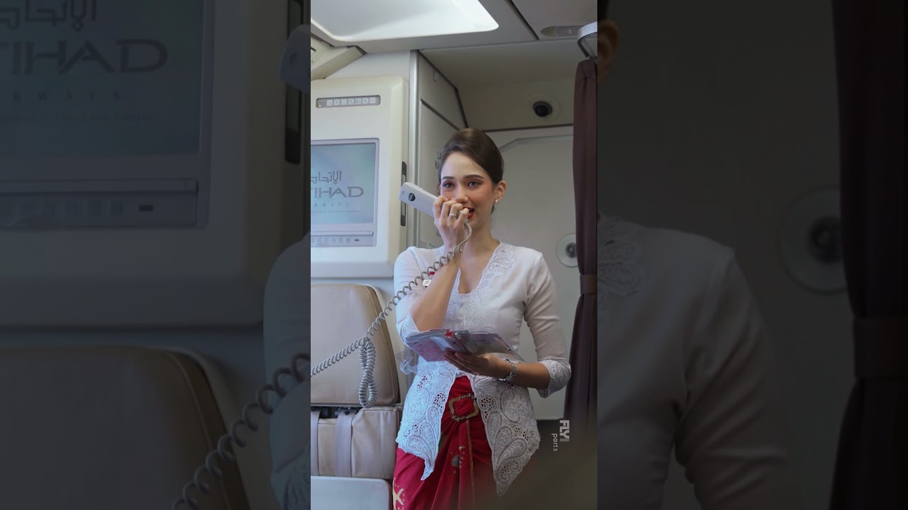 Wait, hold up, is this really Etihad’s flight attendant uniform?