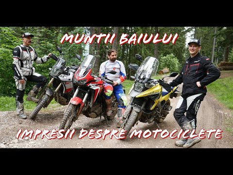 Traseu moto muntii Baiului: Parerea noastra despre motocicletele cu care am fost.