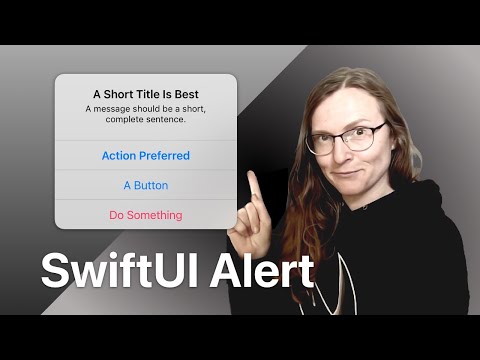 How to Show SwiftUI Alerts with Buttons, Textfields and Error Messages thumbnail
