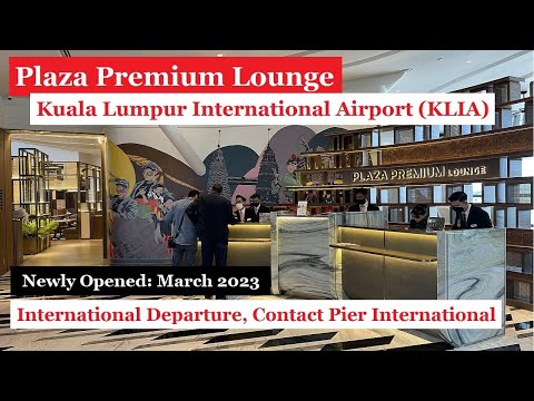 Plaza Premium Lounge, KLIA - Contact Pier International, Edifício do Terminal Principal - Recém aberto!