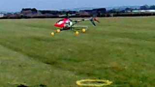preview picture of video 'Falcon 3D heli windy flight'