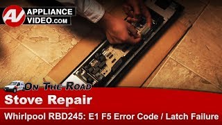 Whirlpool Oven Repair - E1, F5 Error Code - Electronic Control