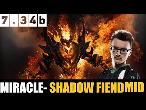 MIRACLE- PLAYING Shadow Fiend HC 7.34b - DOTA 2 HIGHEST MMR MATCH #dota2  #dota2gameplay
