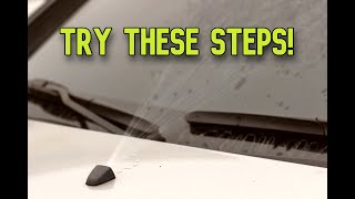 Windshield Wiper Fluid Not Spraying? Lines, Nozzles, Pump - Diagnose and Fix!