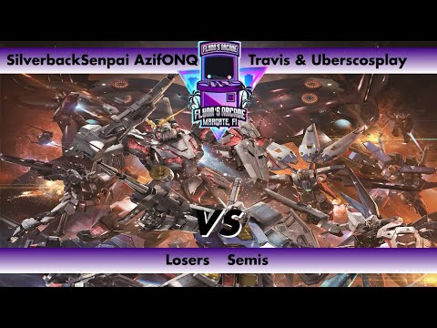 Flynn's Arcade 076 Losers Semis - FG | SilverbackSenpai & AzifONQ Vs Travis & Uberscosplay Gundam