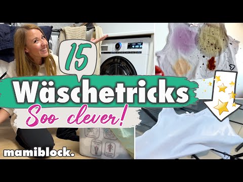 15 clever laundry tricks 🤩🧺 | Save time | Tips, tricks & tests | mamiblock