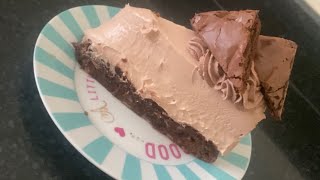 Brownie bottom chocolate cheesecake tutorial