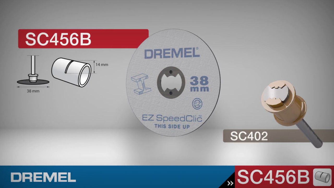 2615S456JD Dremel, Disque de coupe, paquet de 12, pour utiliser avec les  outils de coupe métal Dremel