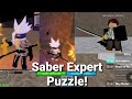 (lvl 200!) Saber Expert (Shanks) Puzzle in Blox Fruits! | #roblox #bloxfruits