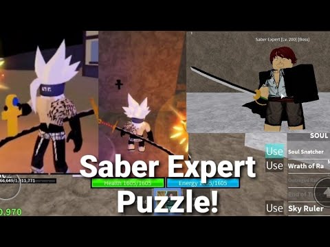 (lvl 200!) Saber Expert (Shanks) Puzzle in Blox Fruits! | 