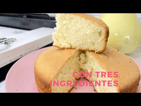 Como hacer un bizcochos con tres ingredientes-en vivo