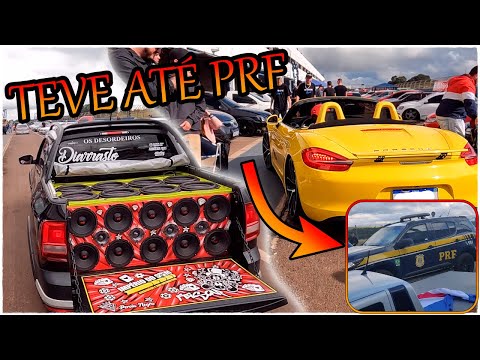 EVENTO TUNING SHOW CASCAVEL-PR TEVE DE TUDO PRF, PORSCHE, SOM GOIANO DO PARAGUAY, CARROS 0,0