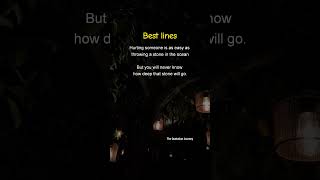 Words Hurt More Than We Know 💭💔 #DeepTruth #LifeLesson #EmotionalLines