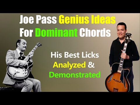 Swinging Joe Pass Licks For Dominant Chords