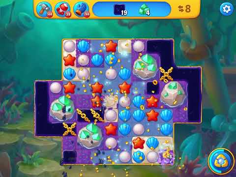 Fishdom level 5888 no boosters フィッシュダム ノーマル [Friend's]