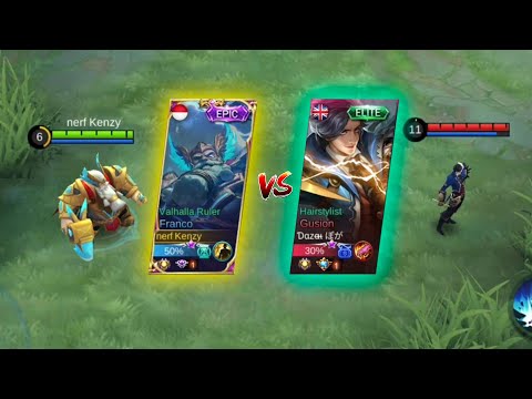 Kenzy Meet Top Global SUPREME Gusion in Ranked?! | WHO WIN? - MLBB