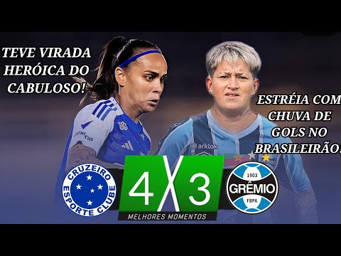 Gols e lances de Cruzeiro x Grêmio
