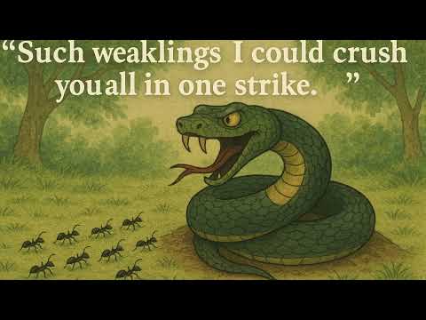 🐍 "The Snake and The Ants" 🐜 | Panchatantra Viral Short Story
