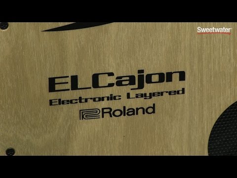 Roland ELCajon EC-10 Electronic Layered Cajon | Sweetwater Roland ELCajon EC-10 Electronic Layered Cajon | Sweetwater
