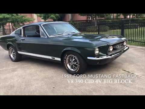 1967 Ford Mustang S-Code Fastback V8