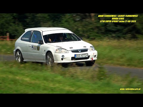 ADAM FLORKIEWICZ / ALBERT FLORKIEWICZ - HONDA CIVIC - LETNI SUPER SPRINT Łużna 27-08-2023