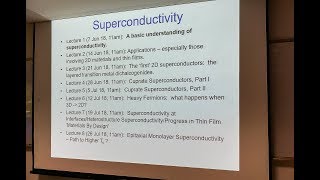 Lecture 1:  A Basic Understanding of Superconductivity