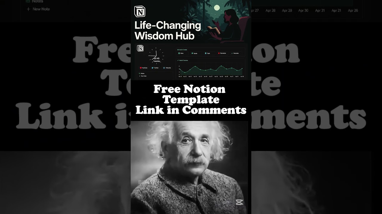 Life-Changing Wisdom Hub Free Notion Template