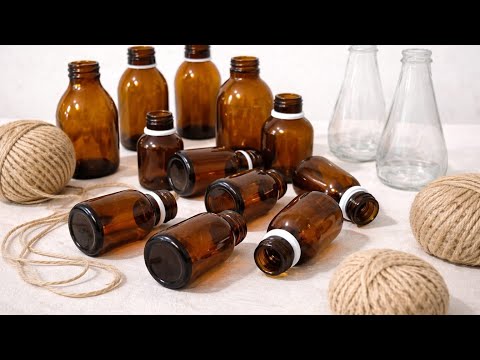 5 Glass Bottle Ideas with Jute Rope That Look Expensive