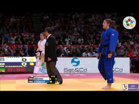 Judo 2014 Grand Slam Paris: Verkerk (NED) - Steenhuis (NED) [-78kg] bronze