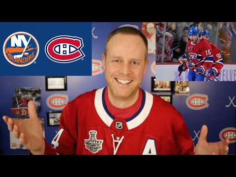 Newhook Returns as Habs Final Playoff Push Begins vs Islanders